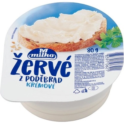 Milko Žervé z Poděbrad prírodný syr 80 g