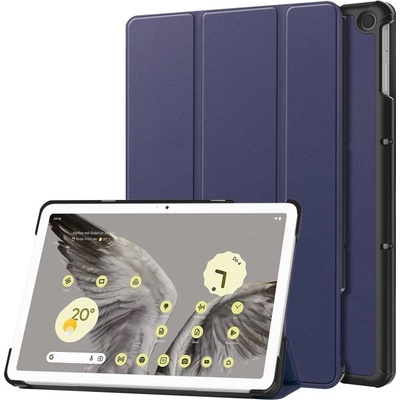 Vsetkonamobil 62842 LEATHER Zaklápací kryt pre Google Pixel Tablet tmavomodrý