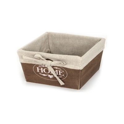 Horecano CN-Дървена кутия за съхранение КАФЯВА 16х16х8 cm Размер S (ZM23-1ZF-brown) (0193780)