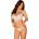 Obsessive Бял комплект Lace Touch, L-XL