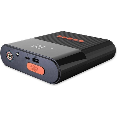 4smarts Power Bank PitStop 3in1 with Jump Starter and Compressor 8800mAh - качествена външна батерия 8800mAh, фенер, JumpStarter и компресор за автомобил (черен)