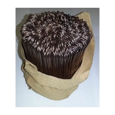 v coop. A-Z STROJ DD10100 Dvojitý viazací drôt pomedený 1,0x100mm/1000 ks - ukonč.okom
