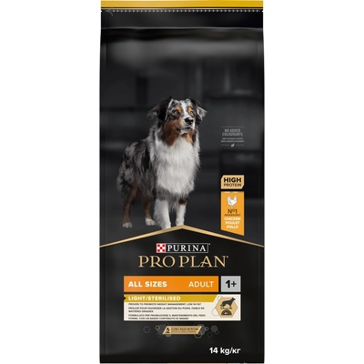 Purina Pro Plan All Sizes Adult Light Sterilised kuře 2 x 14 kg