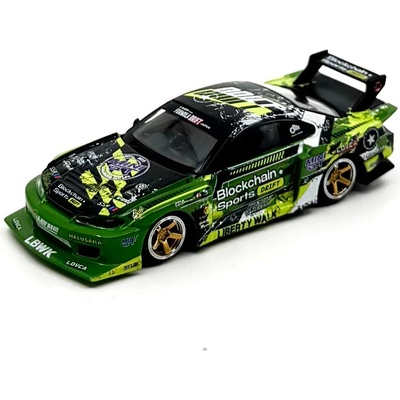 Mini GT Nissan Silvia S15 LB-Super Silhouette 555 V2 Formula Drift Japan 2024 blister 1:64