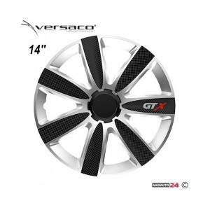 Versaco Тасове за джанти 14'' Versaco Carbon GTX - Black / Silver