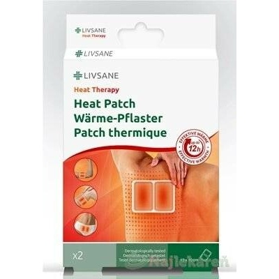 LIVSANE Heat therapy hřejivá náplast 2 ks