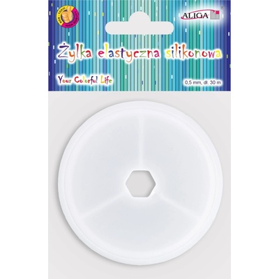 Silon 0,5mm, 30m pružný, kulatý, průhledný – Zboží Mobilmania