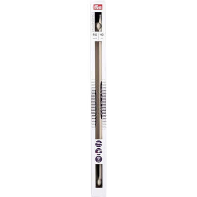 PRYM pletací jehlice ERGO 190412, ergonomické plastové, rovné, 2 kusy, délka 40cm, velikost 9mm