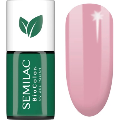 Semilac UV Hybrid BioColor гел лак за нокти с използване на UV/LED лампа цвят 713 Pink Wildflowers 7ml