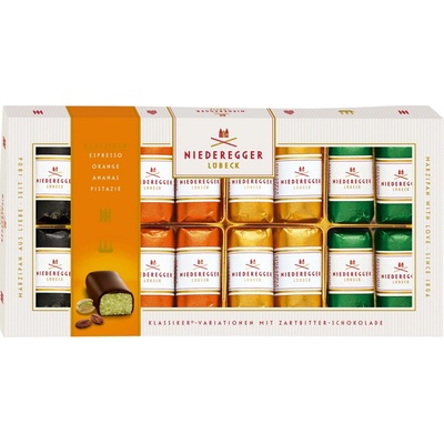 Niederegger Klassiker Variace mini marcipánů s příchutí v dárkovém balení 200 g