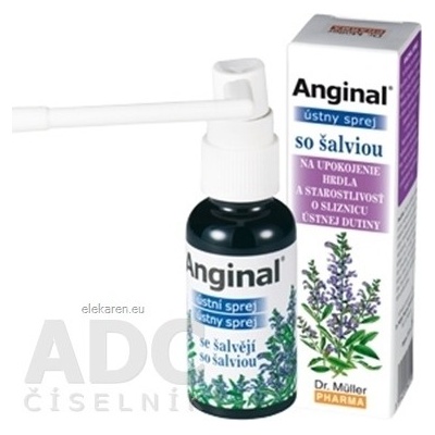 Dr. Müller ANGINAL Ústny sprej s islandským lišajníkom 30 ml