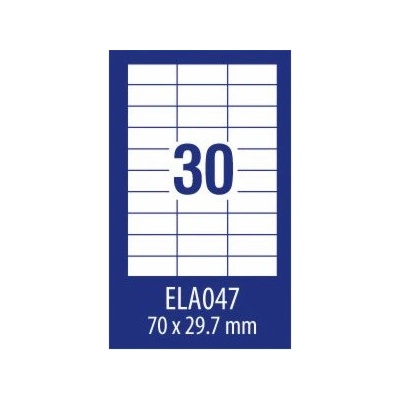 Avery Zweckform ELA047 1463 Etikety 70x29,7mm bílé