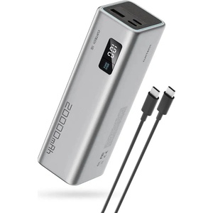 CUKTECH 100W 20000mAh Преносима батерия Powerbank 2C1A? NO. 15 SE? -сив ц (CUKP200XGLGR)
