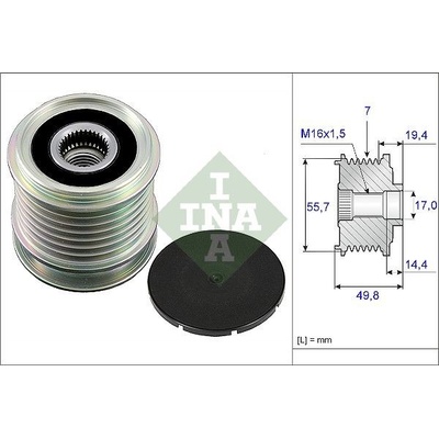 Předstihová spojka Schaeffler INA 535 0165 10