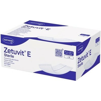 Zetuvit E sterilný nasiakavý kompres 15 x 25 cm 10 ks