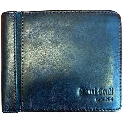 Gianni Conti pánská kožená peněženka tmavě modrá 4067410 jeans