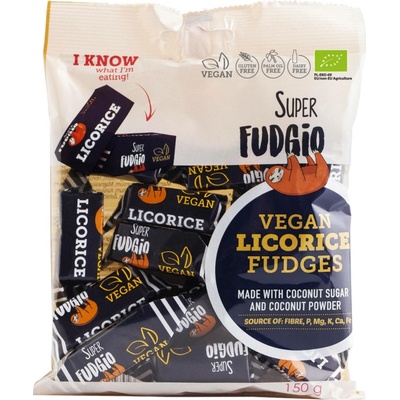 Superfudgio Karamely lékořice vegan BIO 150 g
