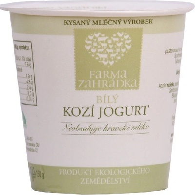 Farma zahrádka Bio kozí jogurt biely 150 g