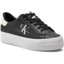 Calvin Klein sneakersy Jeans Bold Vulc Flatf Lace Lth Met YW0YW01393 černá