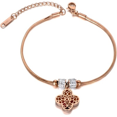 Victoria Filippi Stainless Steel ocelový Daisy Gold čtyřlístek chirurgická ocel NRB19120-1/26 Zlatá