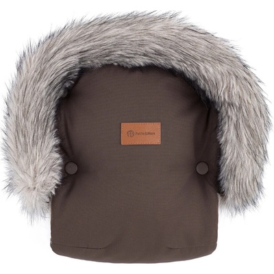 Petite&Mars rukávnik Furry rich brown