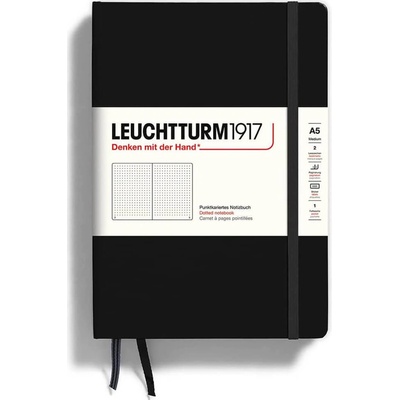 Leuchtturm1917 Zápisník A5 Black – Sleviste.cz