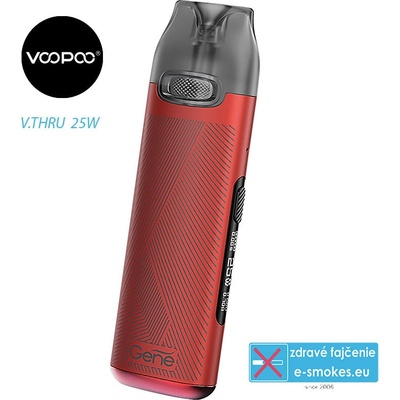 VOOPOO V.THRU Pro 25W elektronická cigareta 900 mAh Red 1 ks
