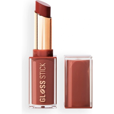 Revolution Pout Lip Gloss Stick hydratační lesklá rtěnka Toffee Nude 3 g