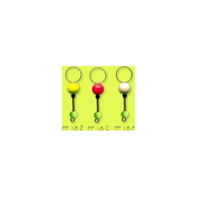 Bubeník číhátko pod prut 18mm Červená