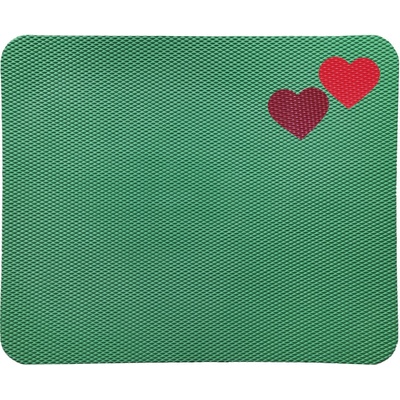 Vylen Barevná nástěnka se srdíčkem Tmavě zelená 660 x 805 mm