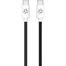 Celly (USBCUSBCCOTTBK USB-C/USB-C opletený (bavlnený) 60 W 1,5m černý