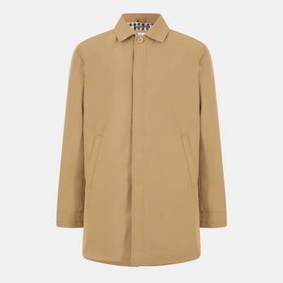 AQUASCUTUM Men's AquAct Mid-Length Weatherproof Trench Coat - Khaki