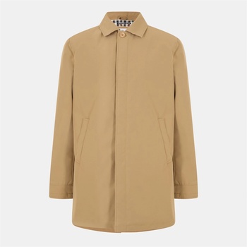 AQUASCUTUM Men's AquAct Mid-Length Weatherproof Trench Coat - Khaki