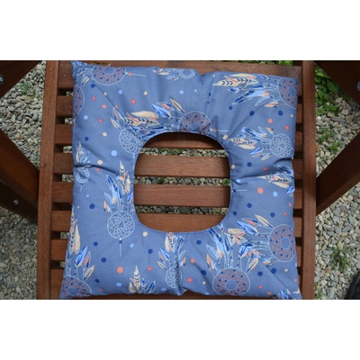 KHC Poporodní polštář Blaženka Lapače snů na modré 40x40
