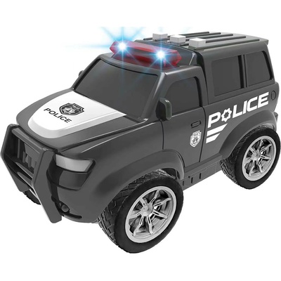Wiky Auto policejní na setrvačník s efekty černé 22,5 cm