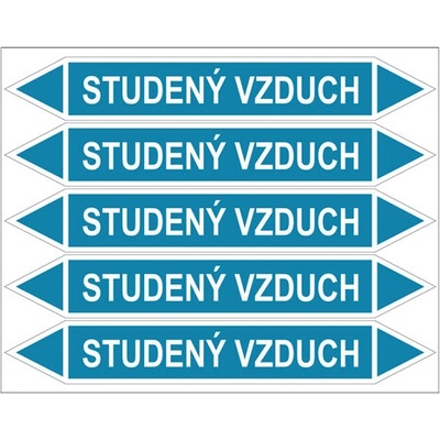 Značení potrubí, studený vzduch PZG 008430