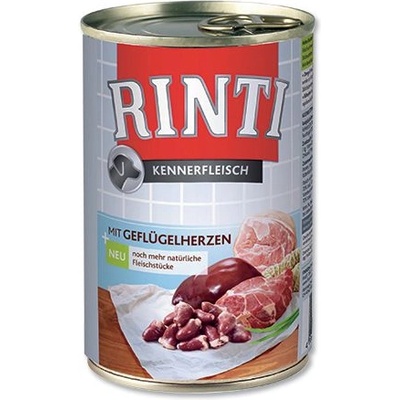 RINTI Kennerfleisch - Poultry Hearts 400 g