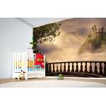DIMEX ART Самозалепваща се флизелинова фототапета балкон на замъка 375 x 250 см