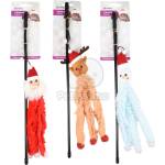 Flamingo коледна играчка за котенца - пръчка с фигурки 1 бр