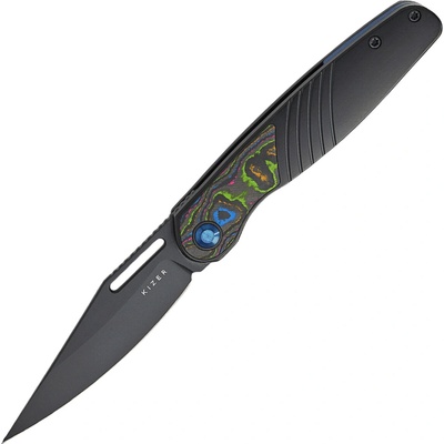Kizer Raze S45VN,Matt DLC-Ultra,Titanium & Camo 80s Ki3720A1