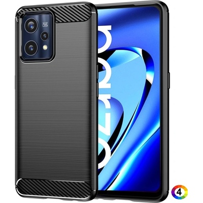realme Narzo 50 Pro Удроустойчив Carbon Fiber Калъф и Протектор