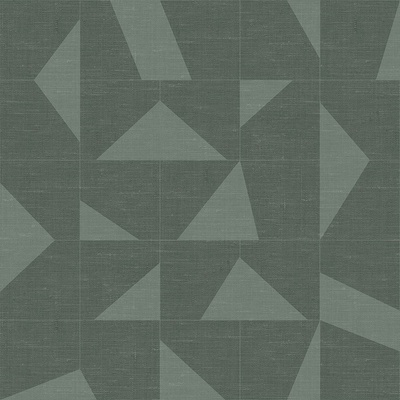 Origin 347755 Vliesová zelená tapeta geometrický vzor s látkovou textúrou Natural Fabrics rozmery 0,53 x 10,05 m
