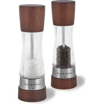 Cole & mason Cole&mason Комплект мелнички за сол и пипер derwent forest wood - 19 см. - с механизъм за прецизност - цвят кафяв (h 594298g)