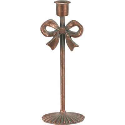 Kovový svícen 22 cm měděný FUP566-M