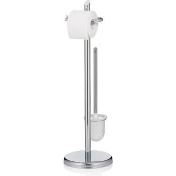 Image 1 of Kela Комплект kela ken от стойка за тоалетна хартия и четка за тоалетна - хромиран (kela 20538)