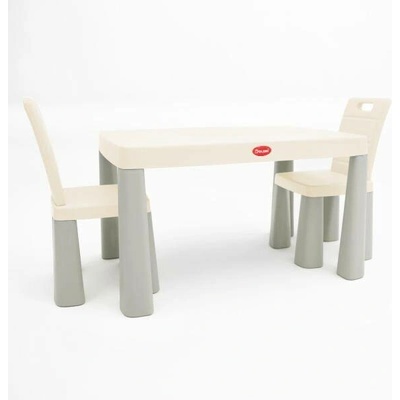Doloni Dětský stůl a 2 židle šedá