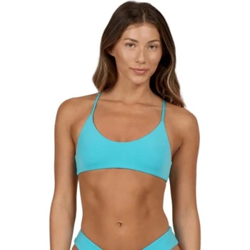 SALTY CREW Seafarer solids bralette bikini top - Blue (Turquoise)