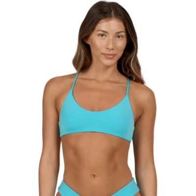 SALTY CREW Seafarer solids bralette bikini top - Blue (Turquoise)