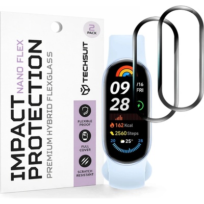 Techsuit Протектор за Xiaomi Mi Band 9 / 9 NFC - Nano Flex (2 pack) - Techsuit - Черен