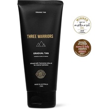 THREE WARRIORS Natural Gradual Tan | Přírodní samoopalovací krém 150 ml